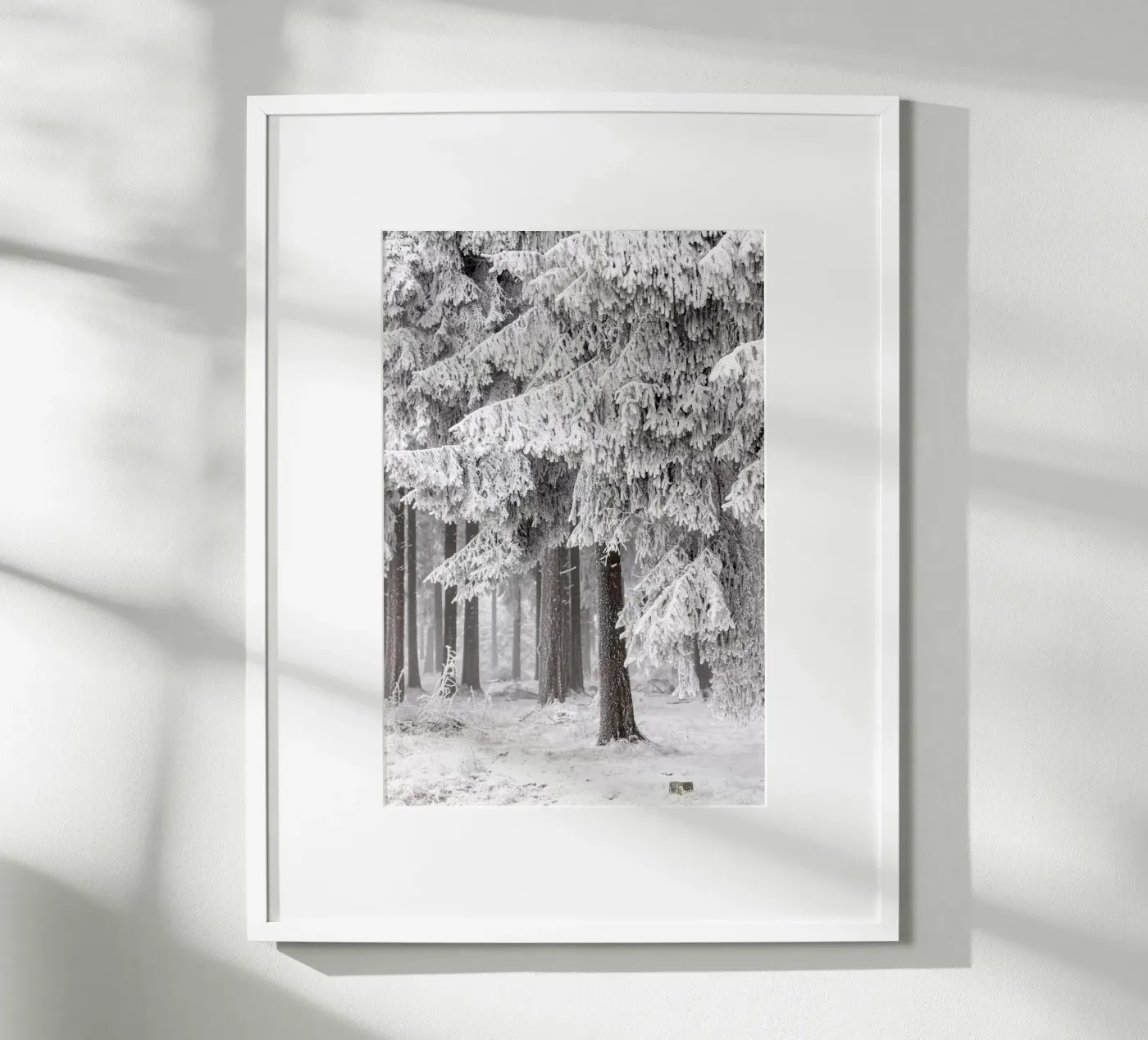 Winter Forest 2 poster van Mareike Böhmer Photography