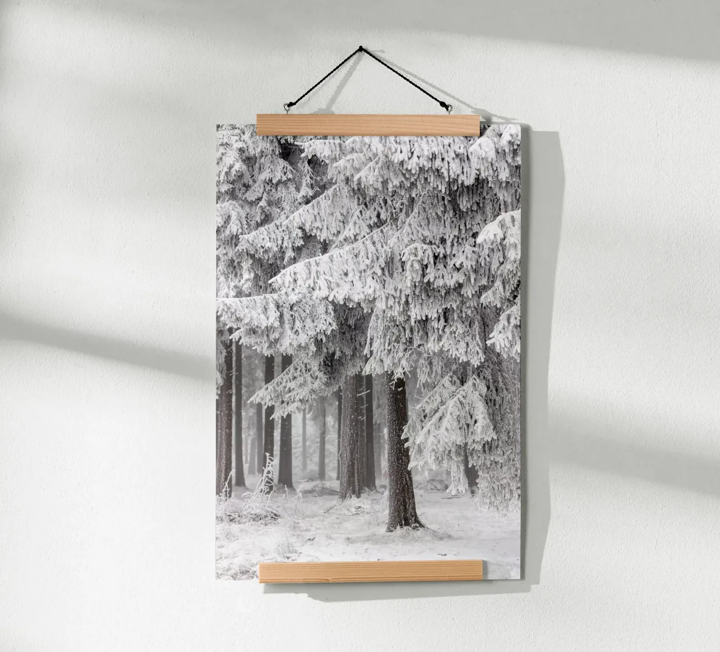 Winter Forest 2 poster van Mareike Böhmer Photography