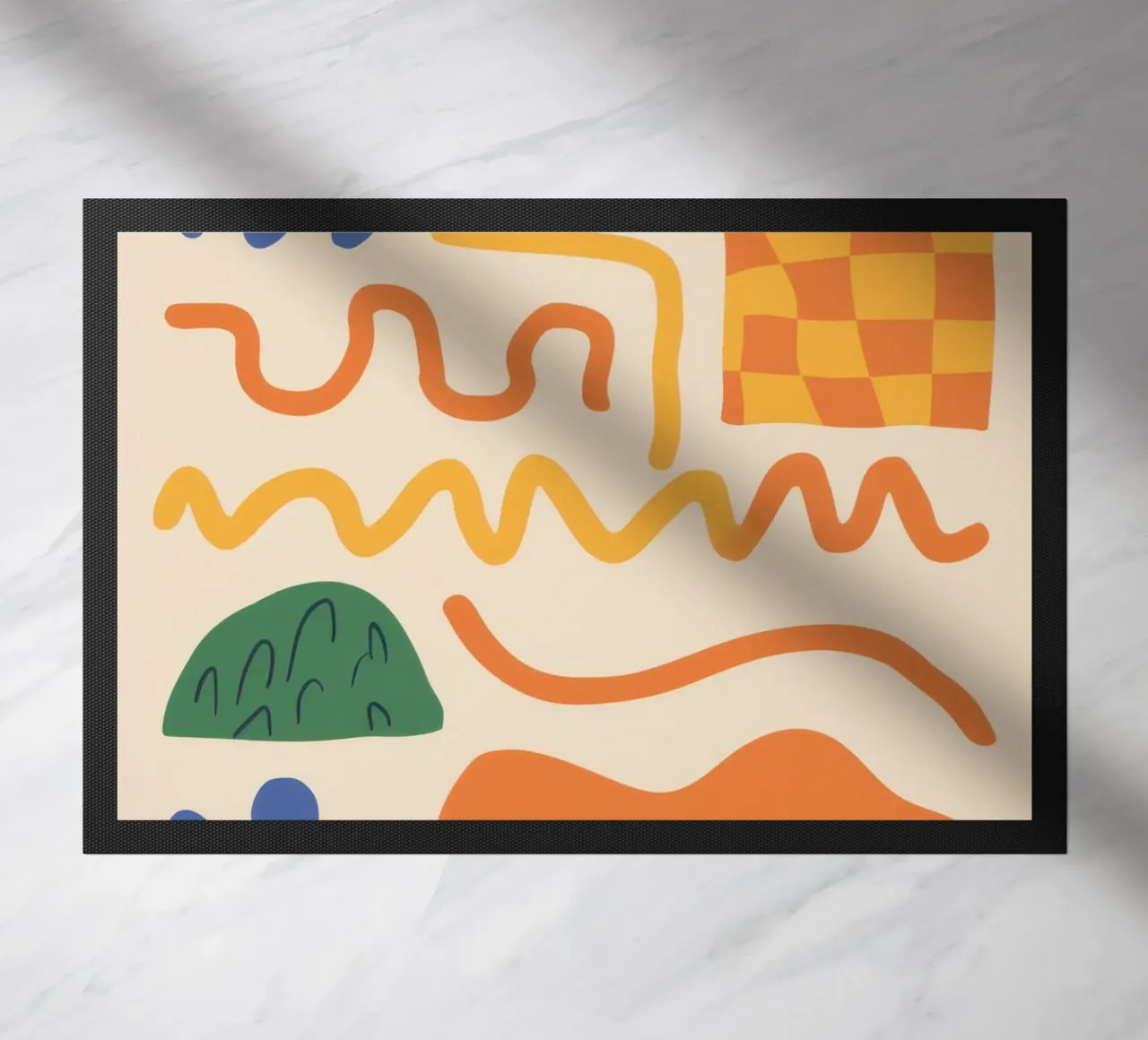 Scarabocchi di linee giocose zerbino da Bring Haven