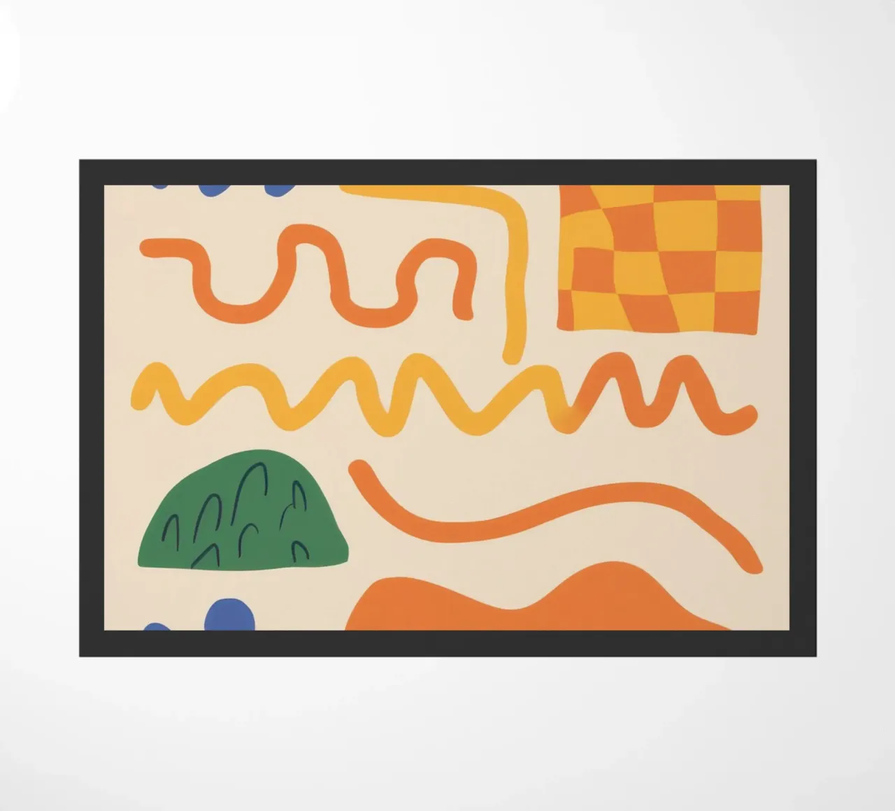 Scarabocchi di linee giocose zerbino da Bring Haven