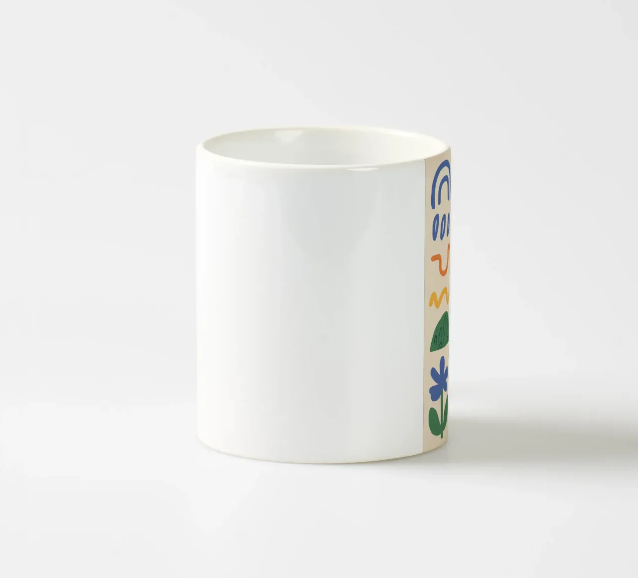 Scarabocchi di linee giocose tazza in ceramica da Bring Haven