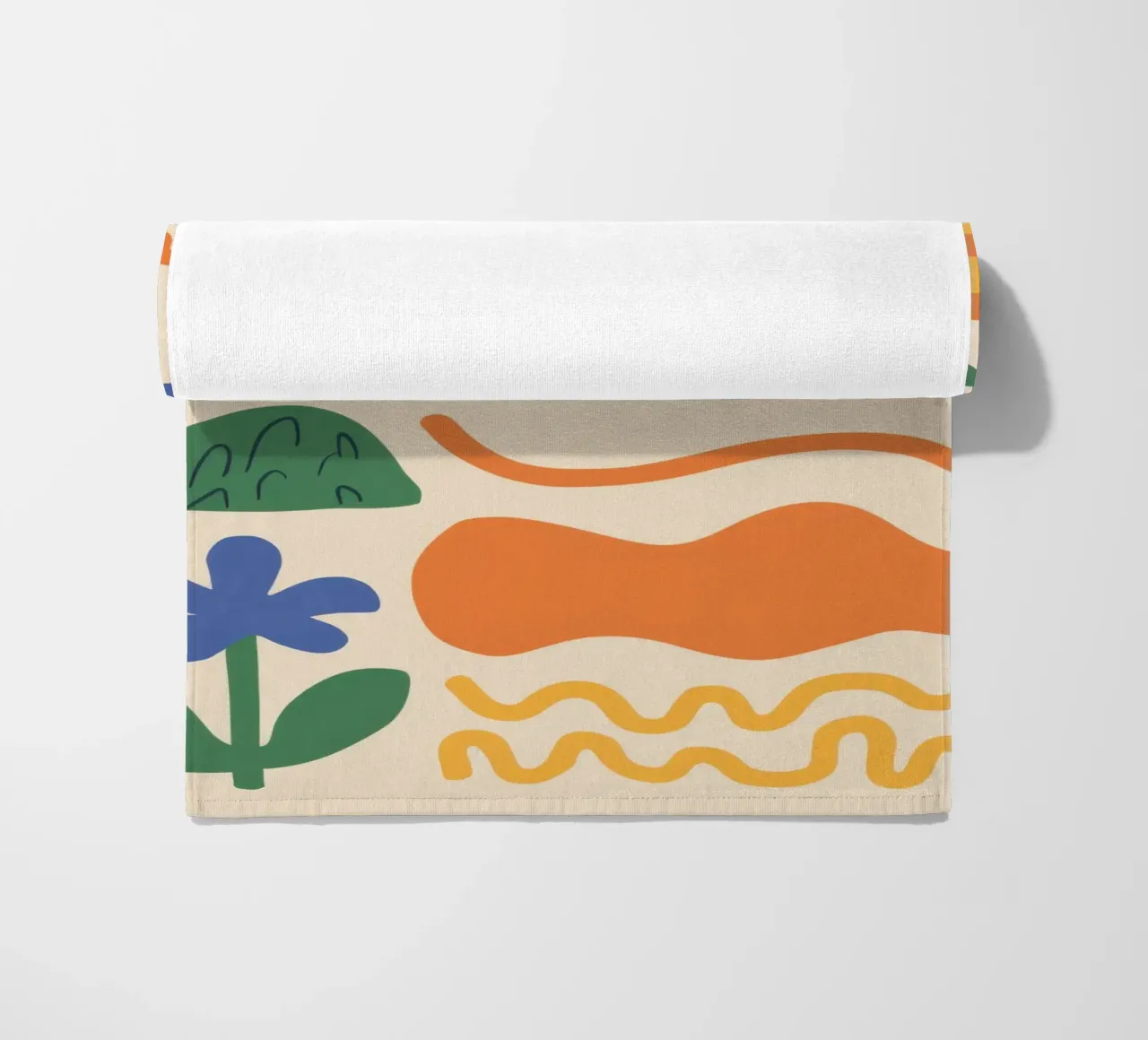 Scarabocchi di linee giocose telo mare da Bring Haven