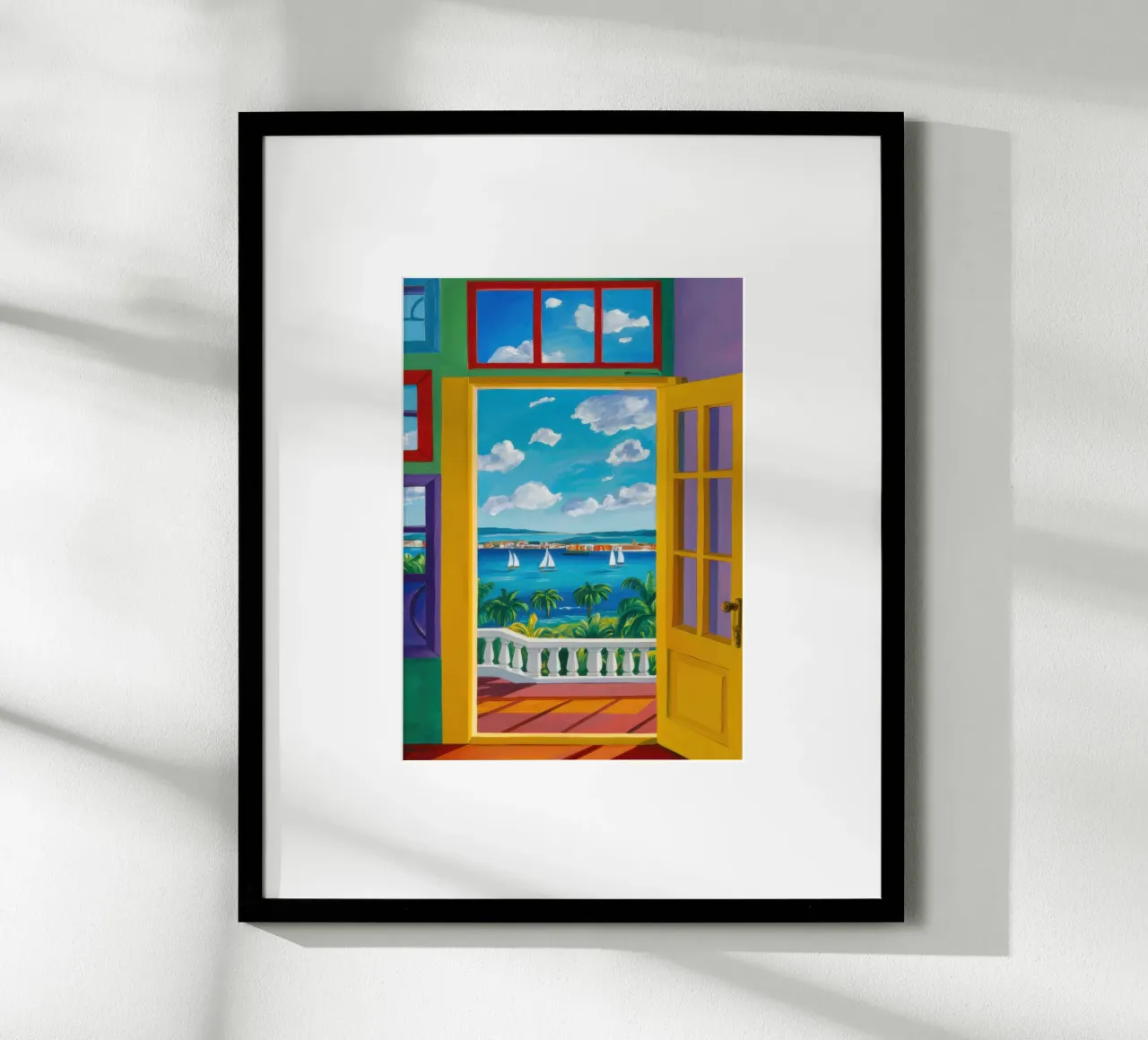 Vue de la porte ensoleillée hahnemühle de Frosh Pallete