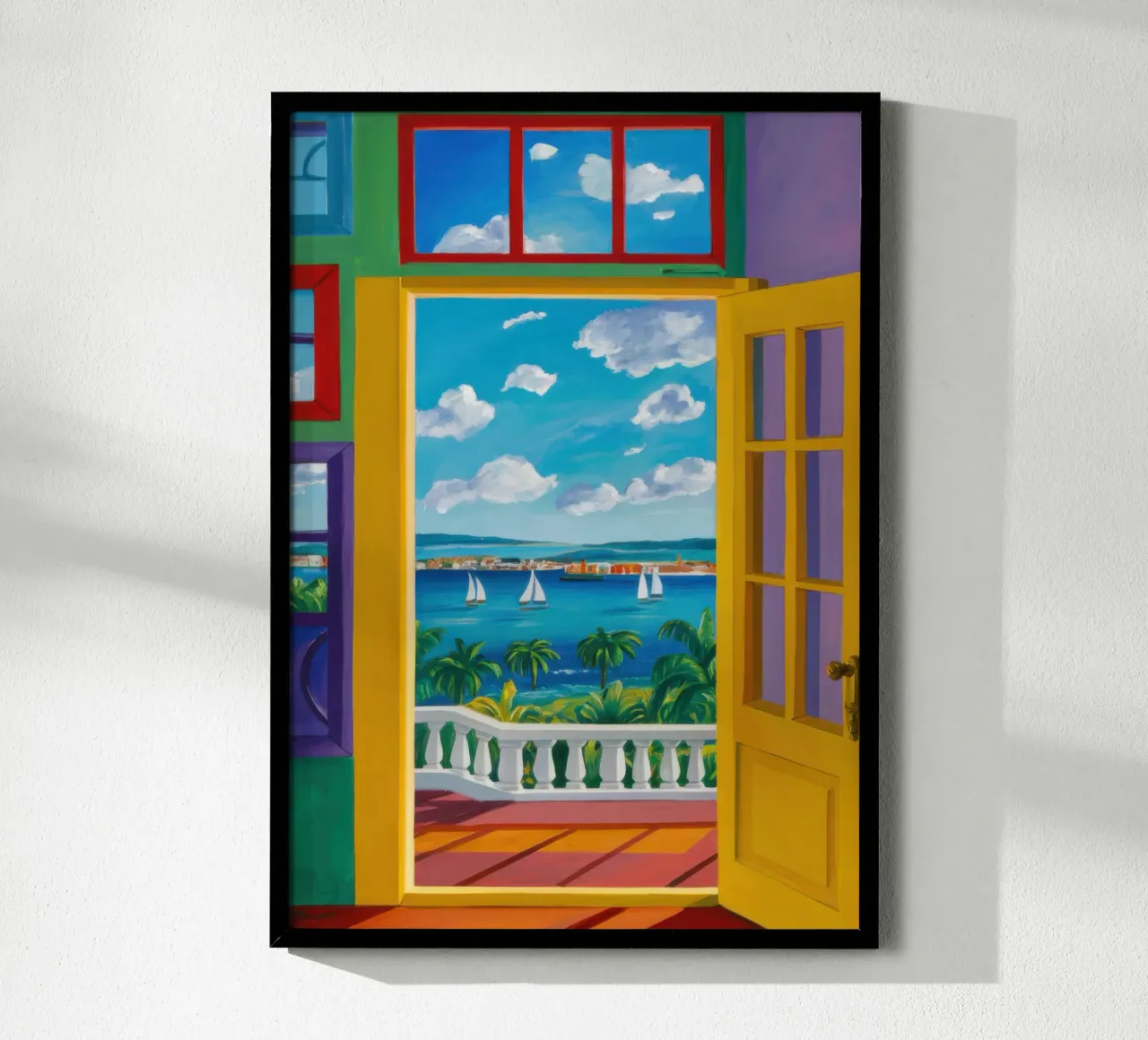 Vue de la porte ensoleillée hahnemühle de Frosh Pallete