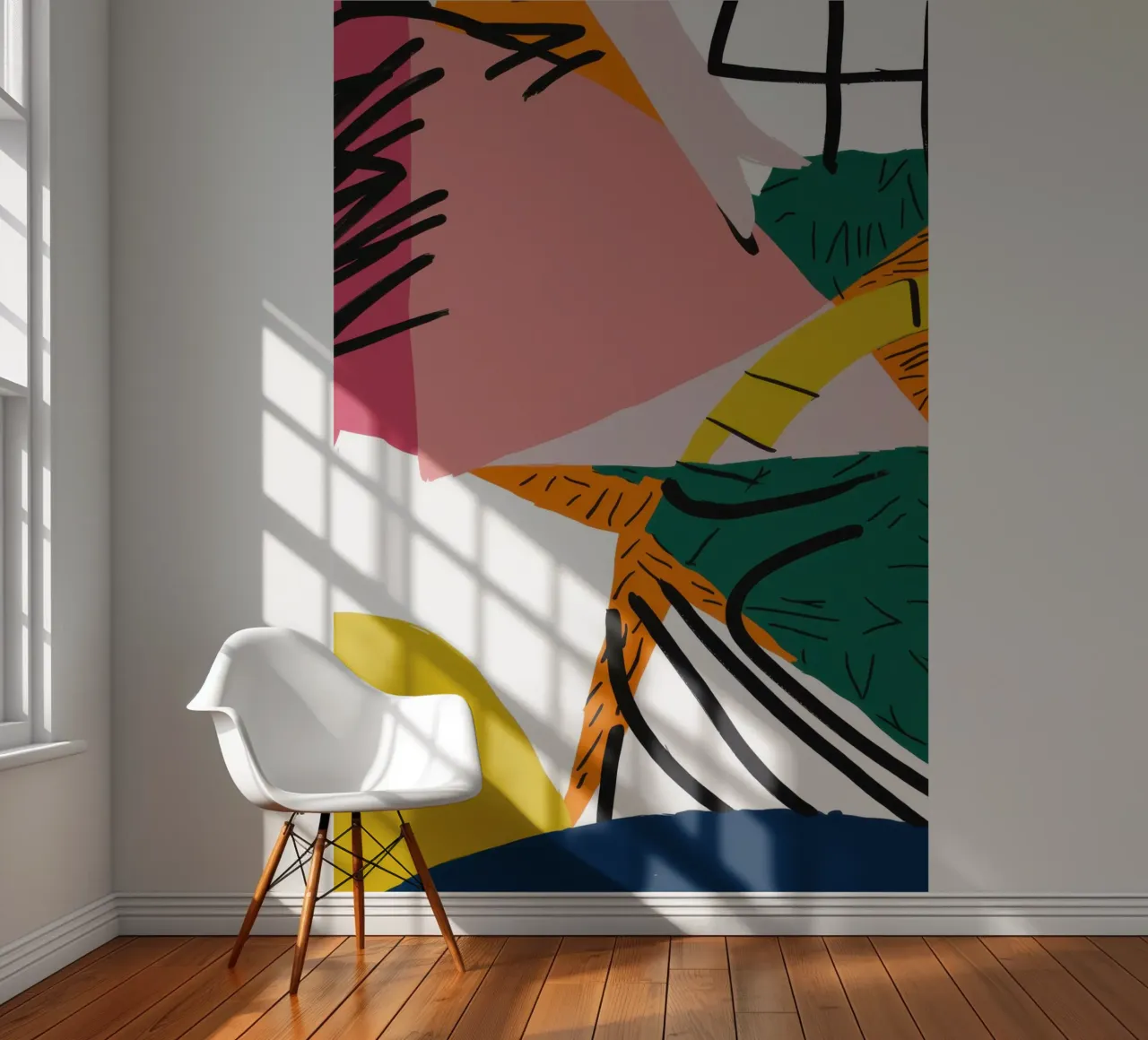 Deconstructed Interior View photo wallpaper by Solar Paint