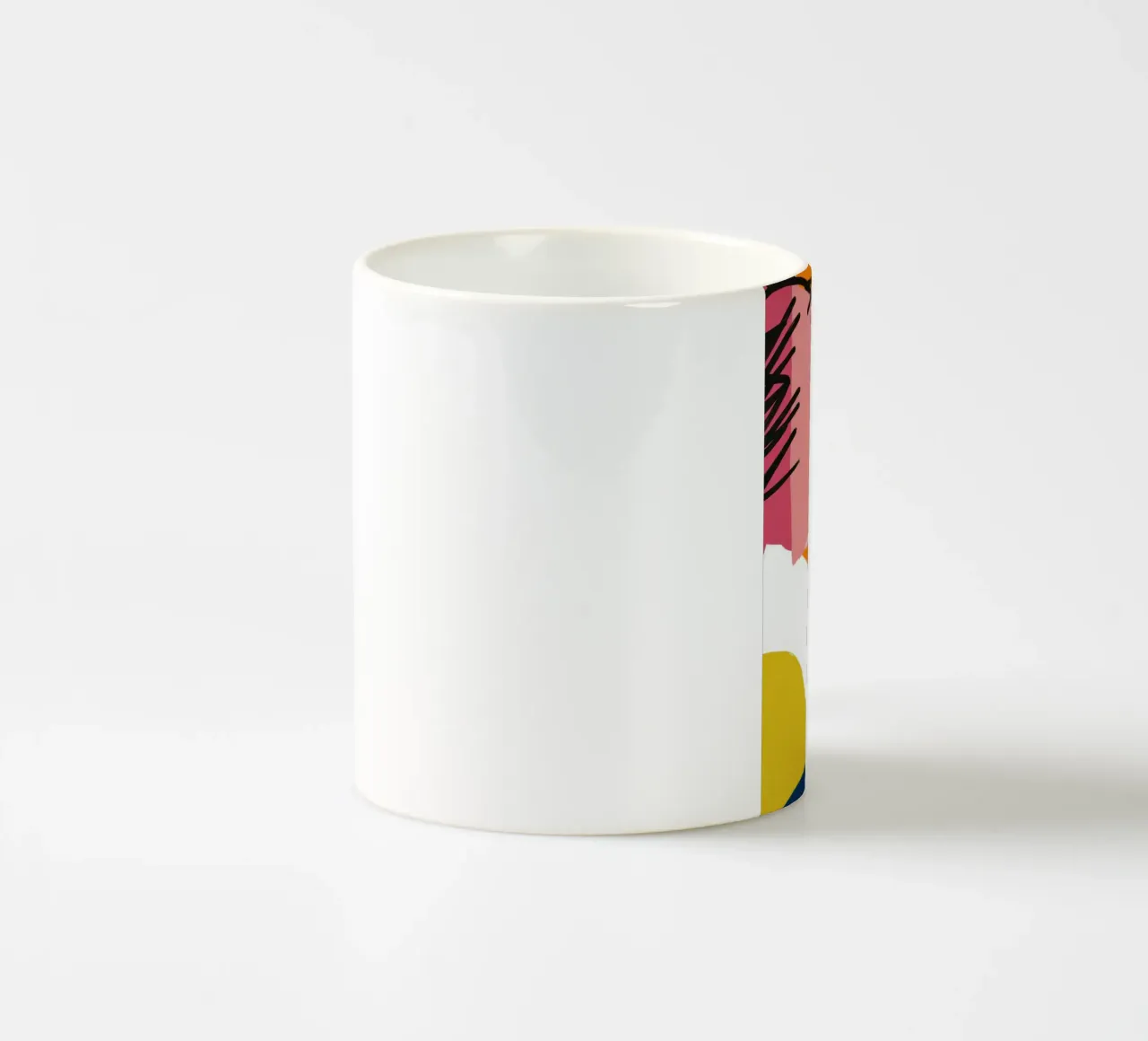 Vue intérieure déconstruite mug en céramique de Solar Paint