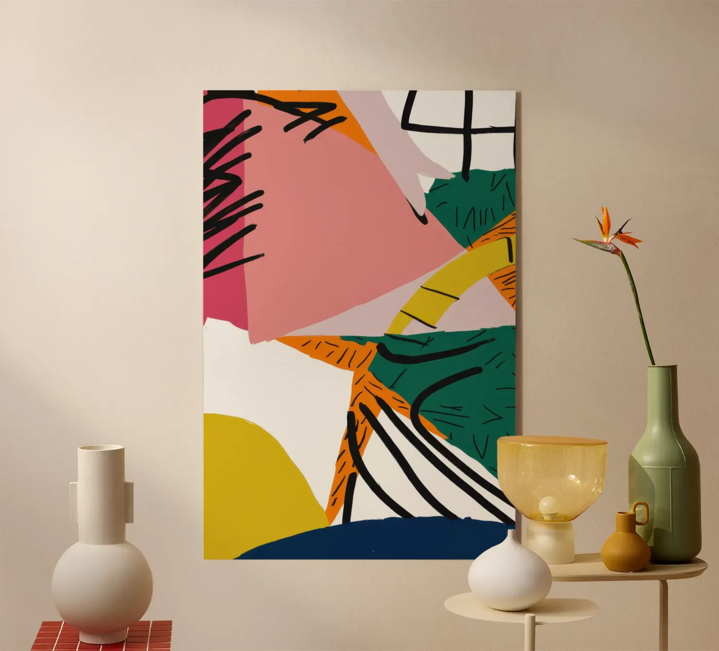 Deconstructed Interior View acryl van Solar Paint