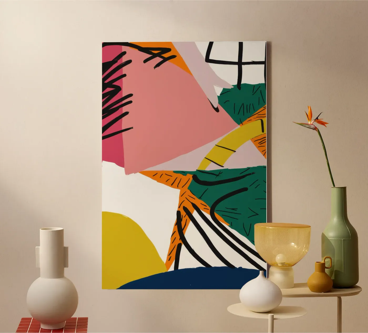 Deconstructed Interior View tela da Solar Paint