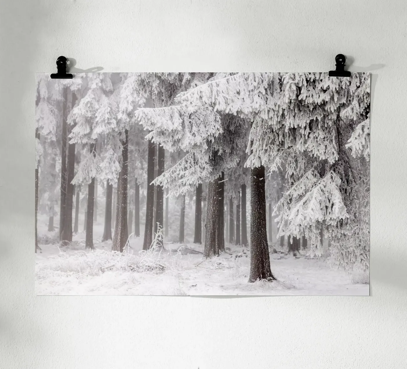 Winter Forest 3 poster by Mareike Böhmer Photography