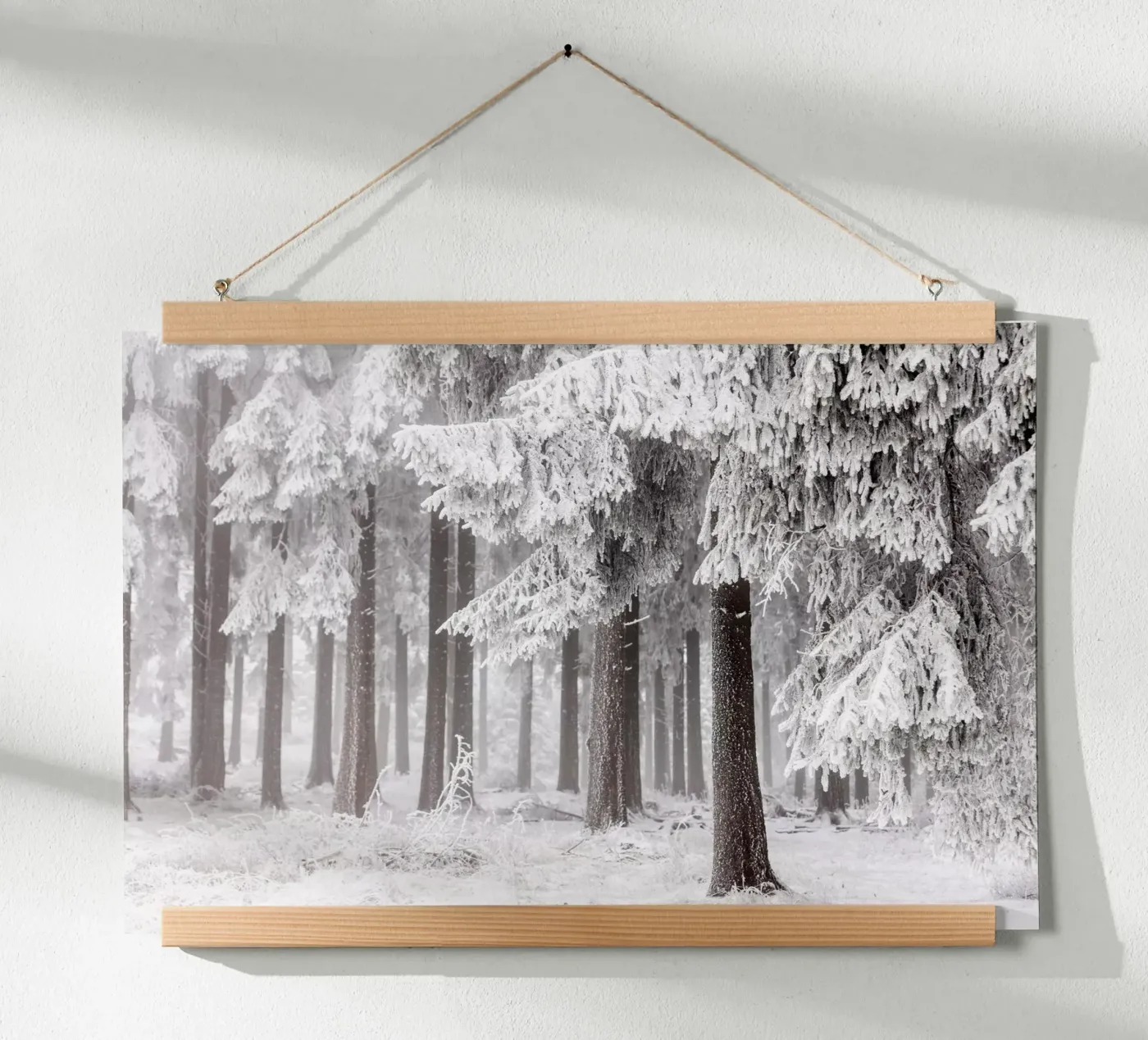 Winter Forest 3 poster by Mareike Böhmer Photography