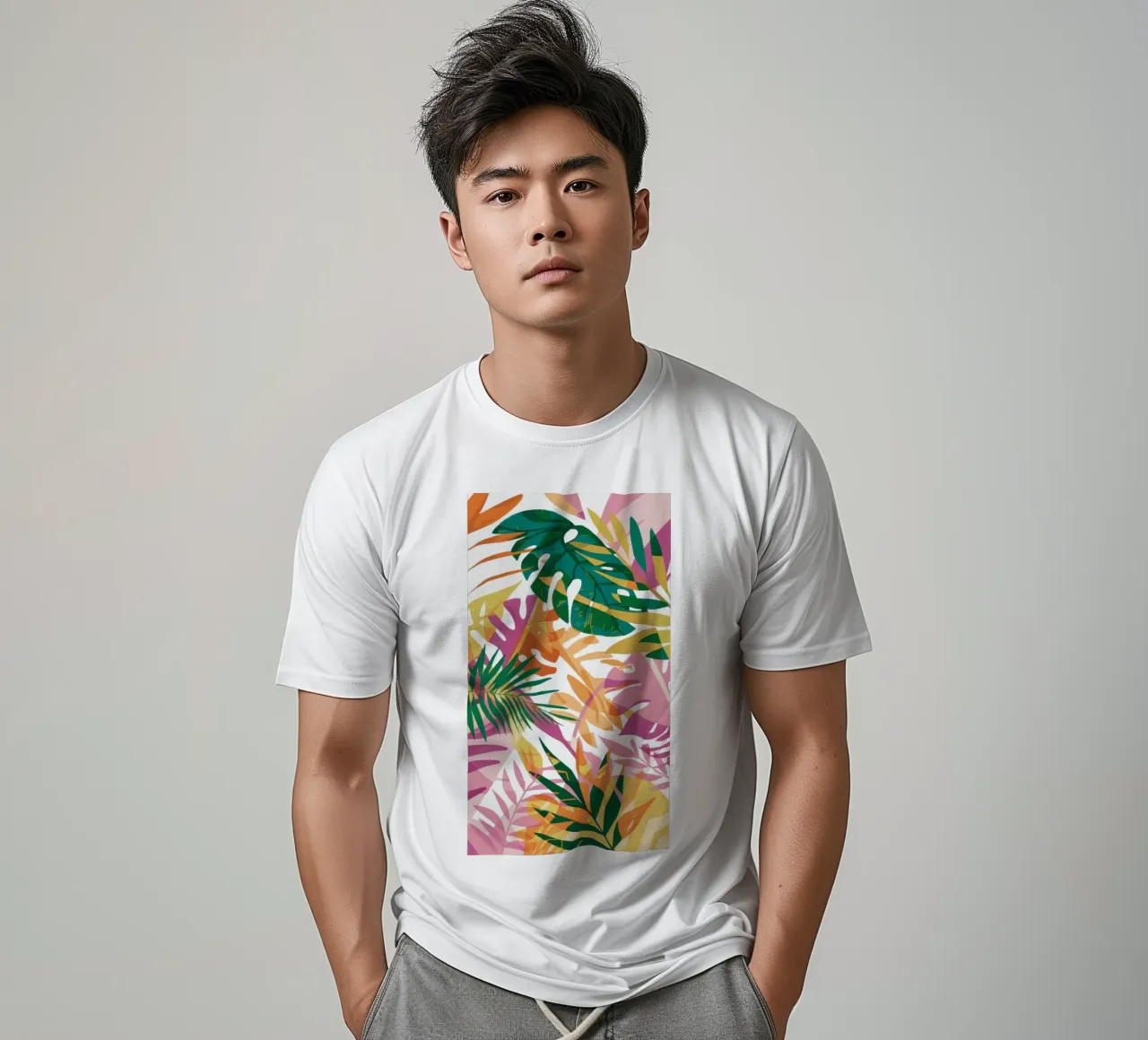 Tettoia vibrante della giungla t-shirt da Solar Paint