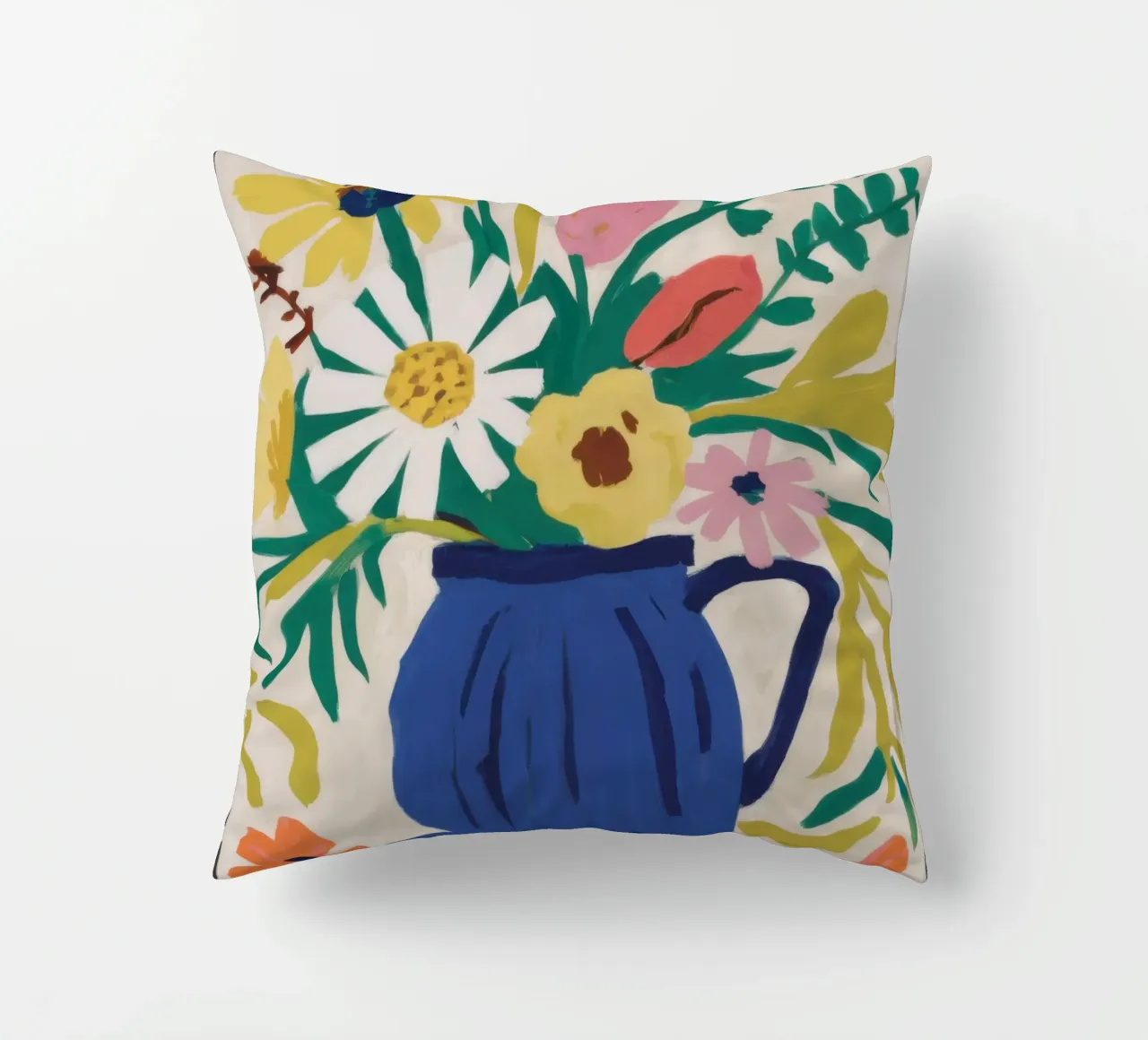 Bouquet lussureggiante Quiete cuscino da Frosh Pallete