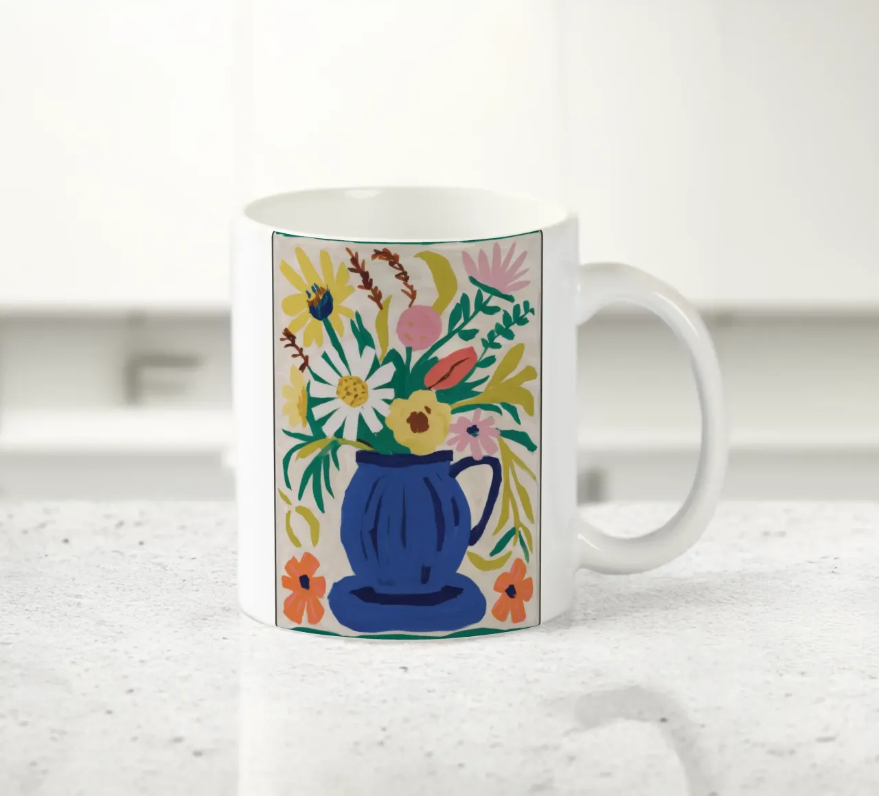 Bouquet lussureggiante Quiete tazza in ceramica da Frosh Pallete