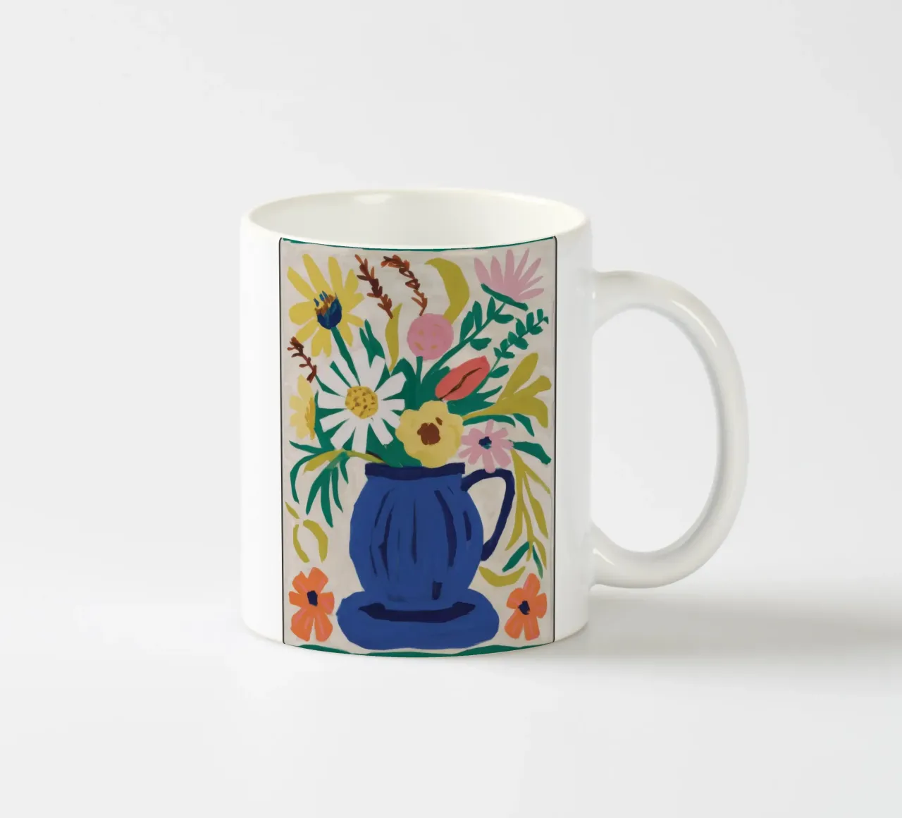 Bouquet lussureggiante Quiete tazza in ceramica da Frosh Pallete