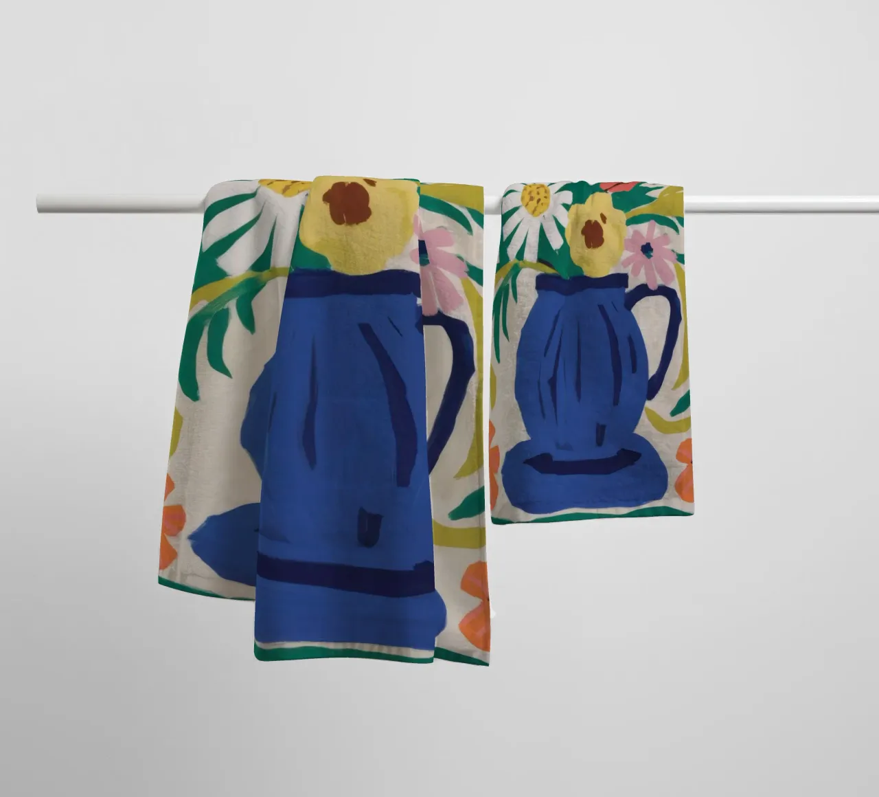 Bouquet lussureggiante Quiete asciugamano da bagno da Frosh Pallete