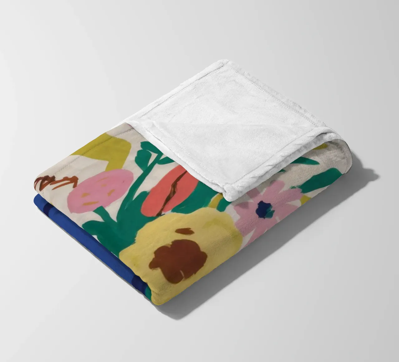 Bouquet lussureggiante Quiete coperta in pile da Frosh Pallete