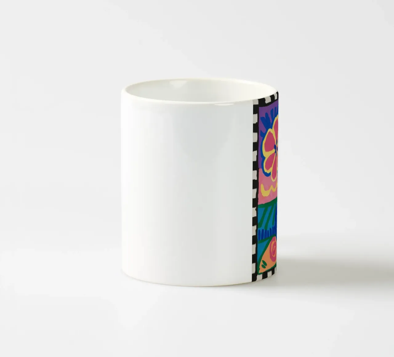 Quiete floreale bohémien tazza in ceramica da Solar Paint