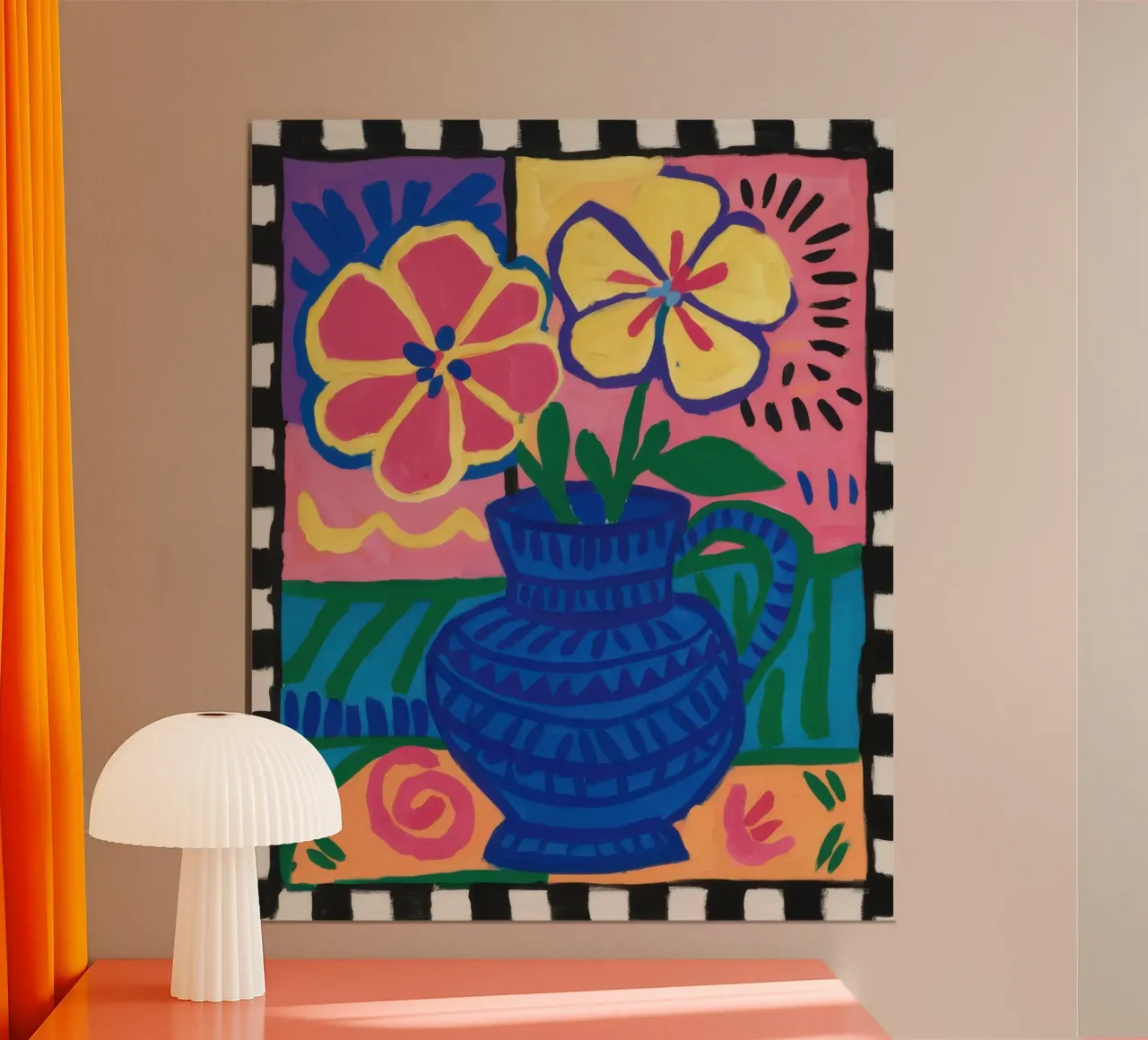 Quiete floreale bohémien poster da Solar Paint