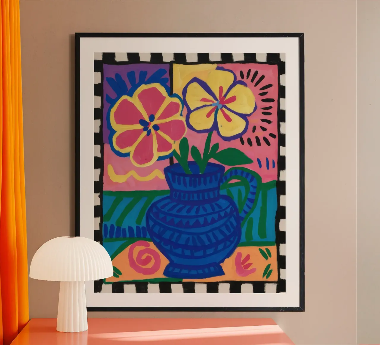Quiete floreale bohémien poster da Solar Paint