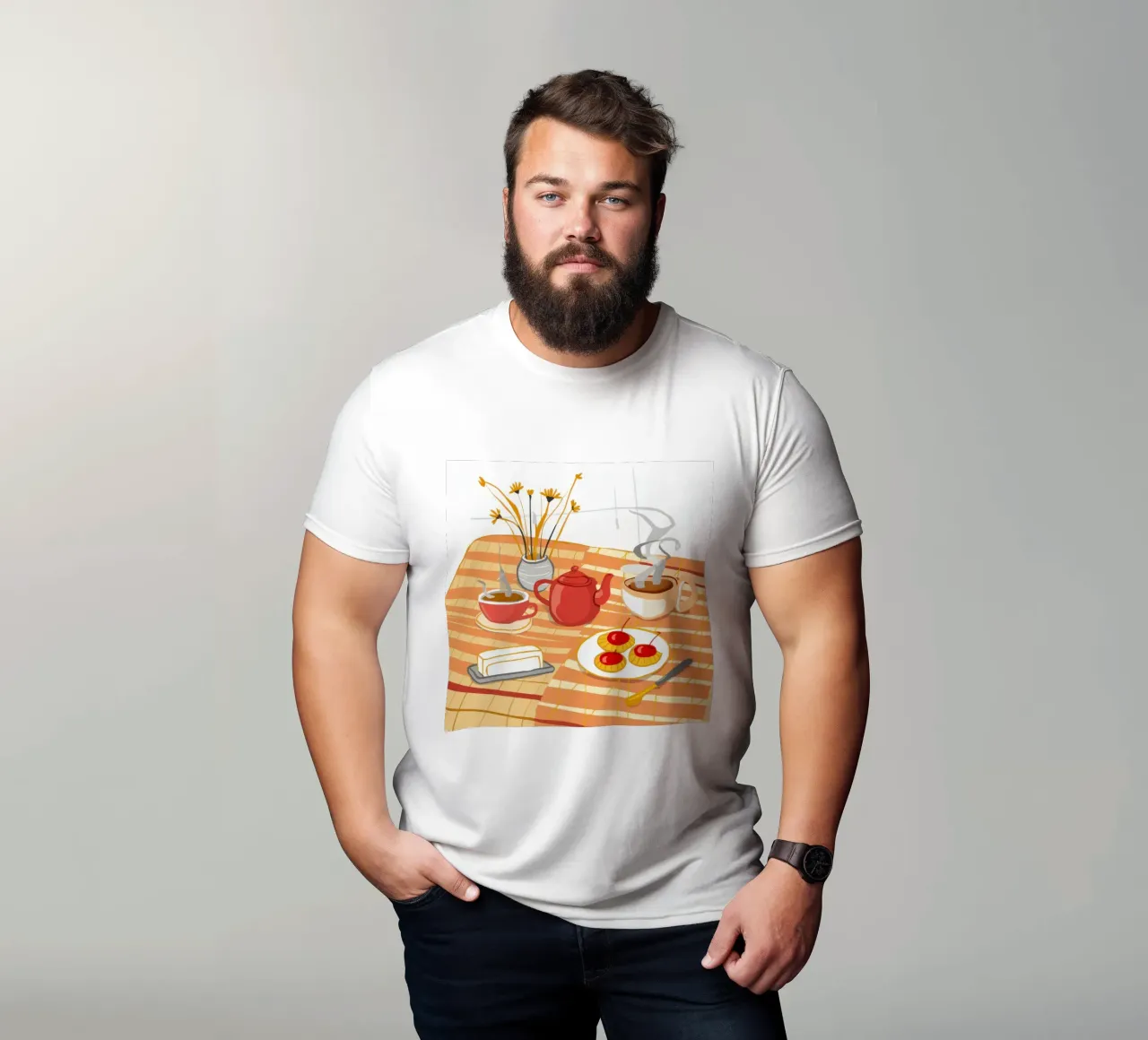 Accogliente quiete mattutina t-shirt da Bring Haven