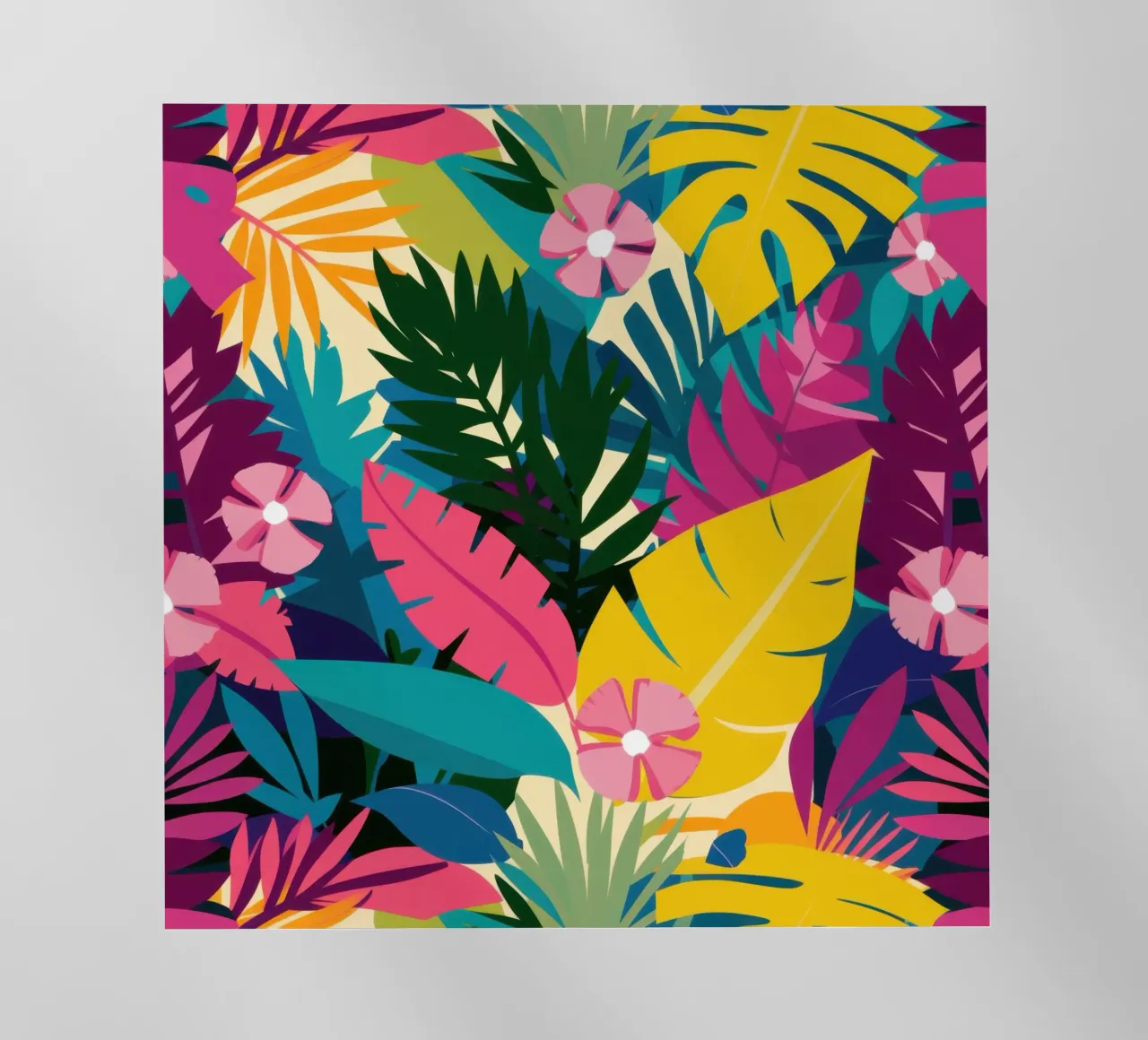 Sogno tropicale psichedelico pellicola backlit da Solar Paint