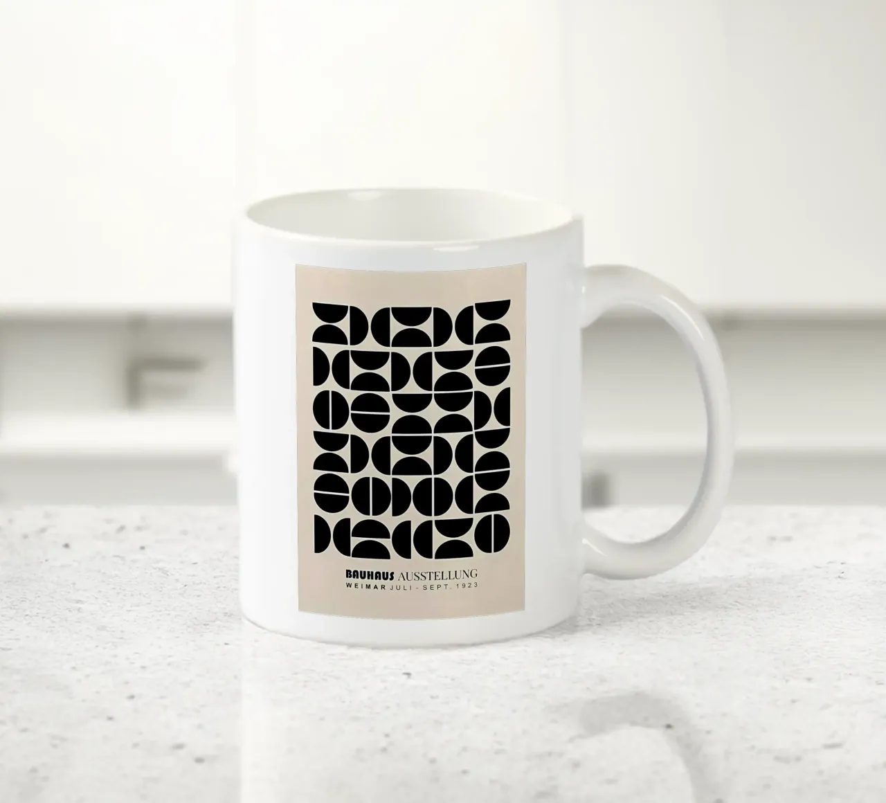 Mostra Bauhaus Weimar tazza in ceramica da Sigurd