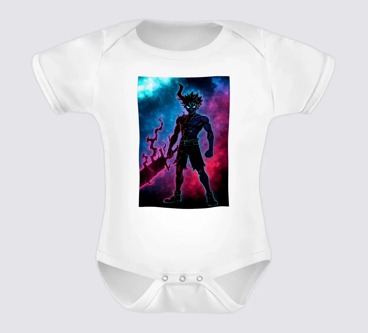 Soul Of Black Clover Asta body neonato maniche corte da DGSoulheroes