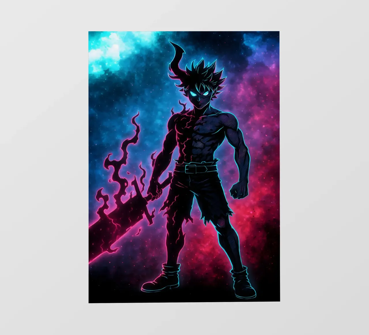 Soul Of Black Clover Asta telo in pvc da DGSoulheroes