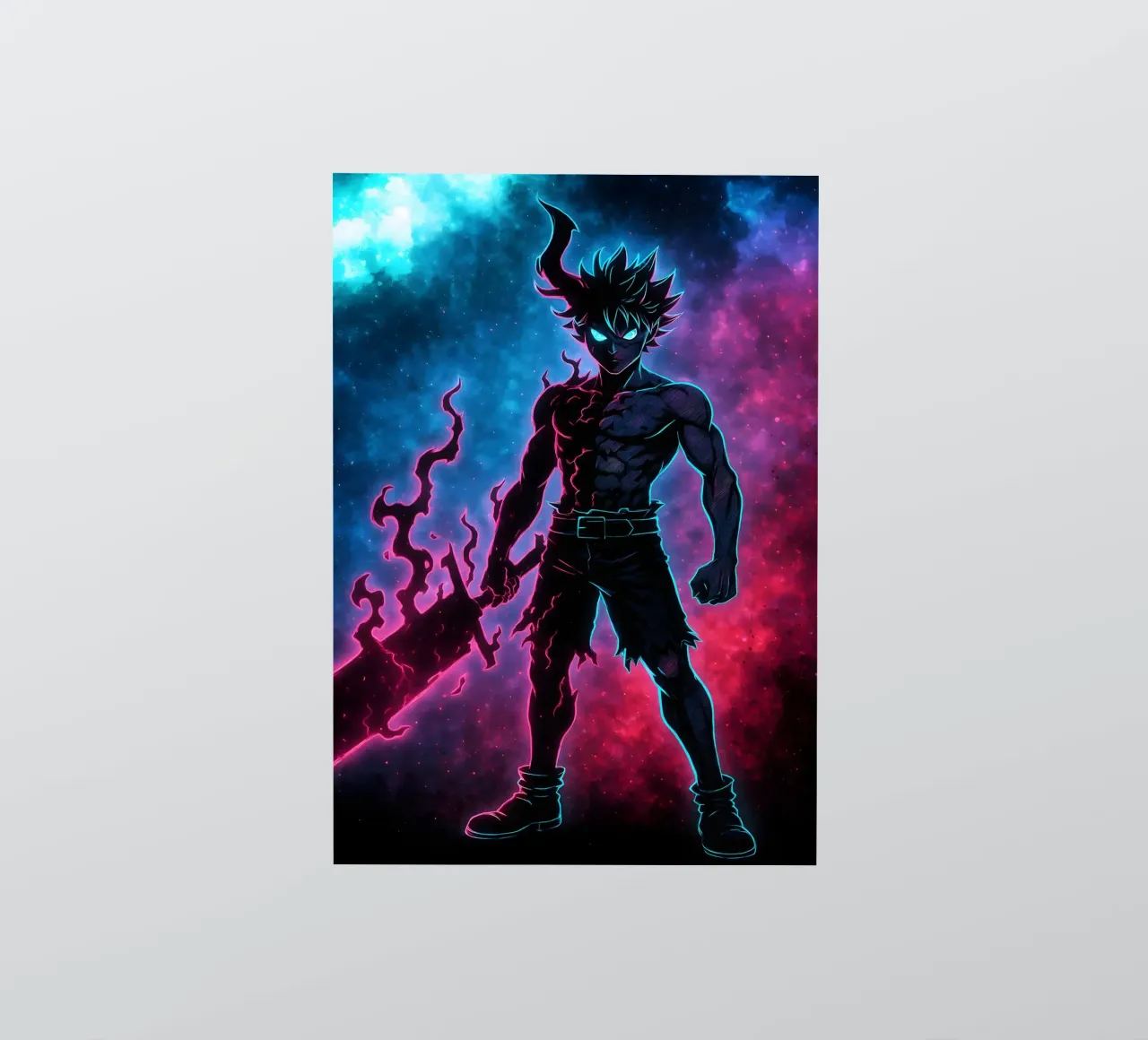 Soul Of Black Clover Asta adesivo da DGSoulheroes