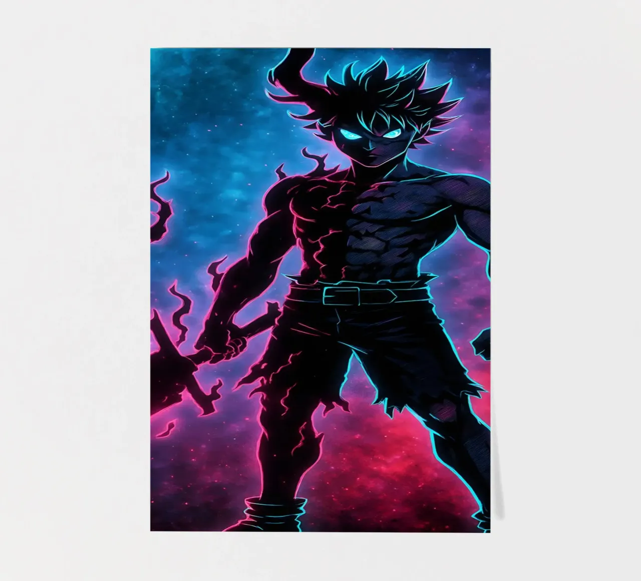 Soul Of Black Clover Asta foglio adesivo da DGSoulheroes