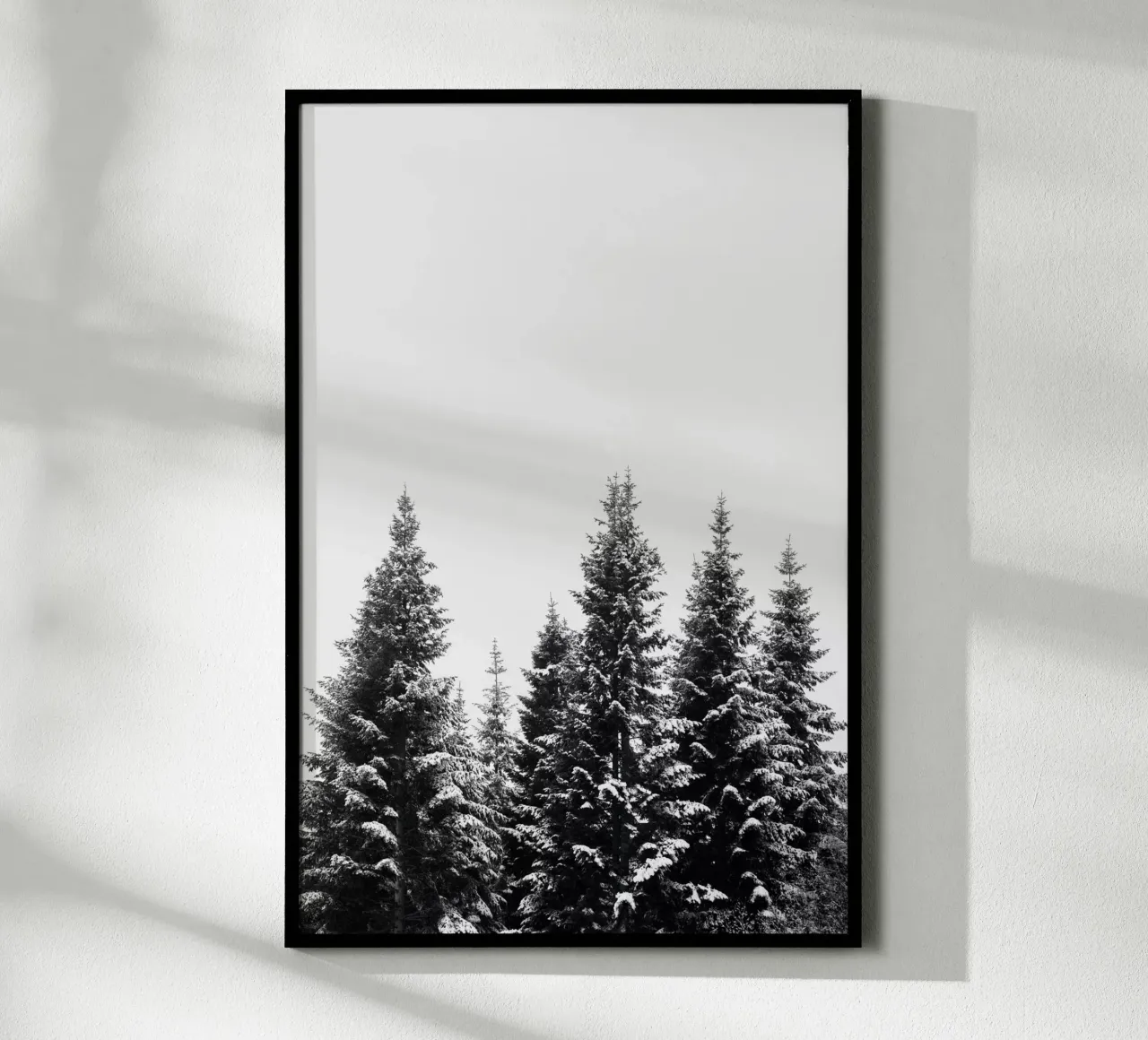 Snow Covered Trees 2 poster da Mareike Böhmer Photography