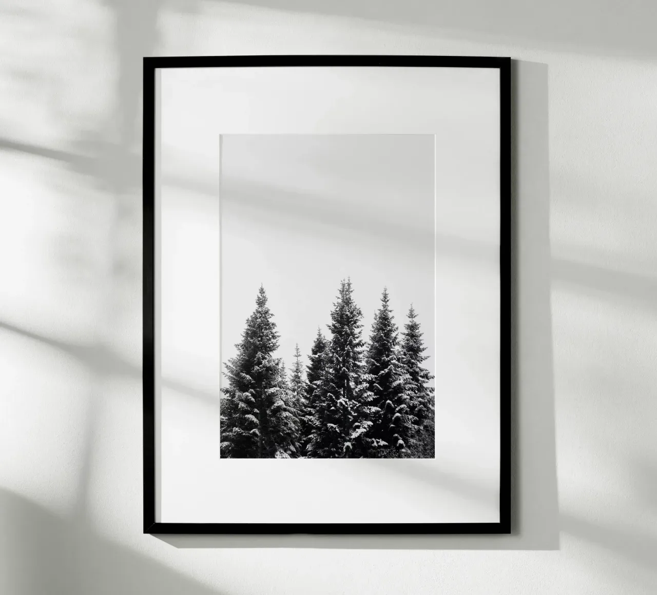 Snow Covered Trees 2 poster da Mareike Böhmer Photography