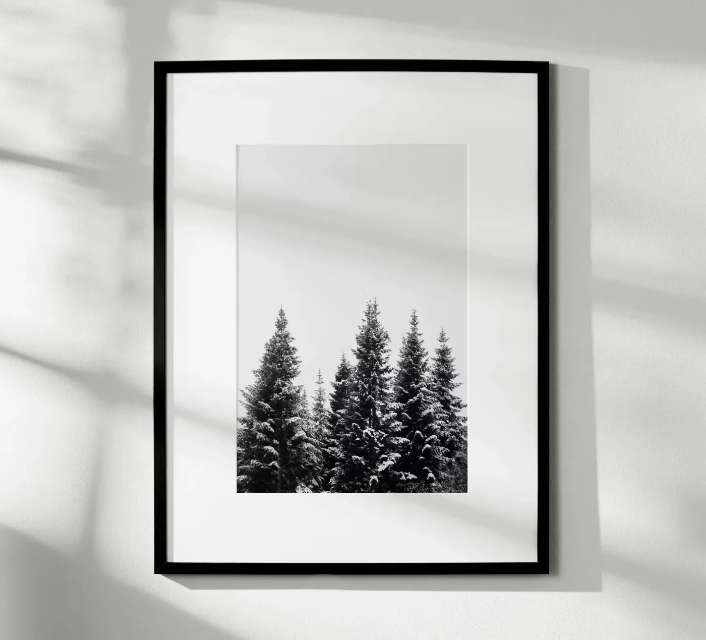 Snow Covered Trees 2 poster da Mareike Böhmer Photography