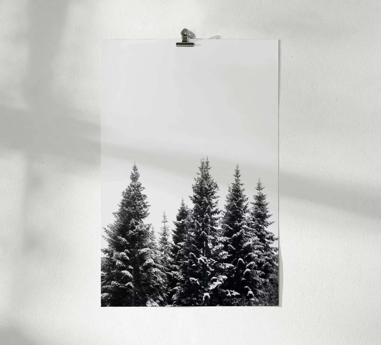 Snow Covered Trees 2 poster da Mareike Böhmer Photography