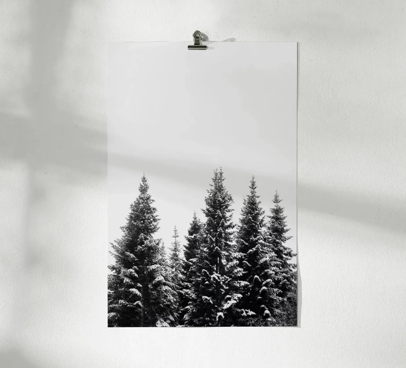 Snow Covered Trees 2 poster da Mareike Böhmer Photography