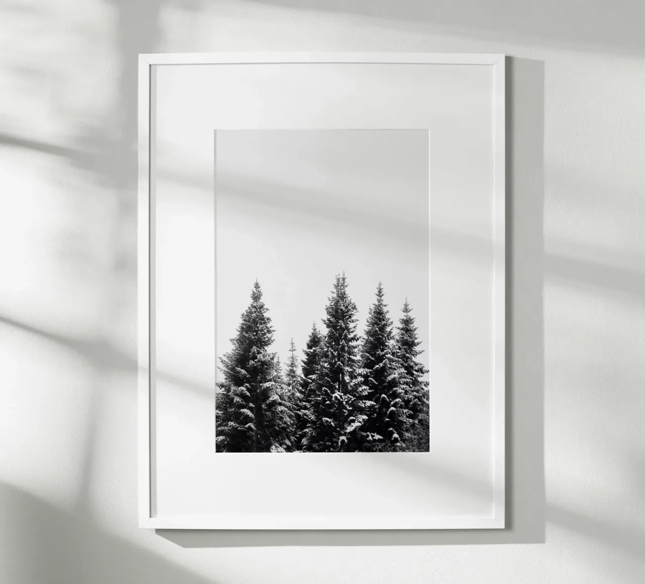 Snow Covered Trees 2 poster da Mareike Böhmer Photography