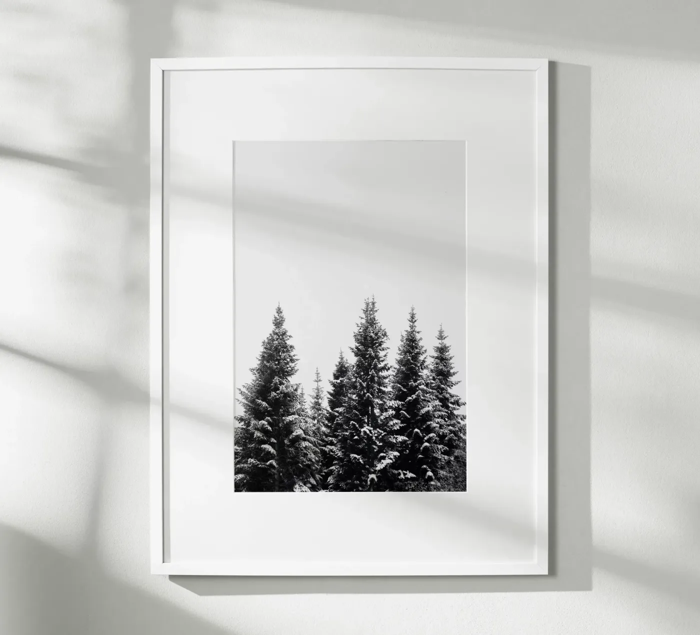 Snow Covered Trees 2 poster da Mareike Böhmer Photography