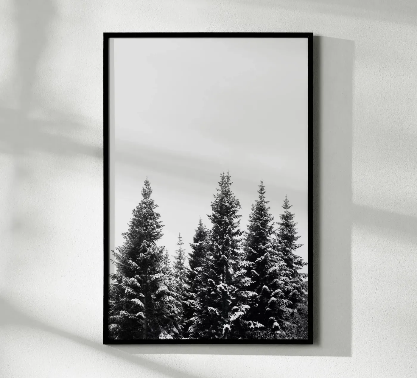 Snow Covered Trees 2 poster da Mareike Böhmer Photography