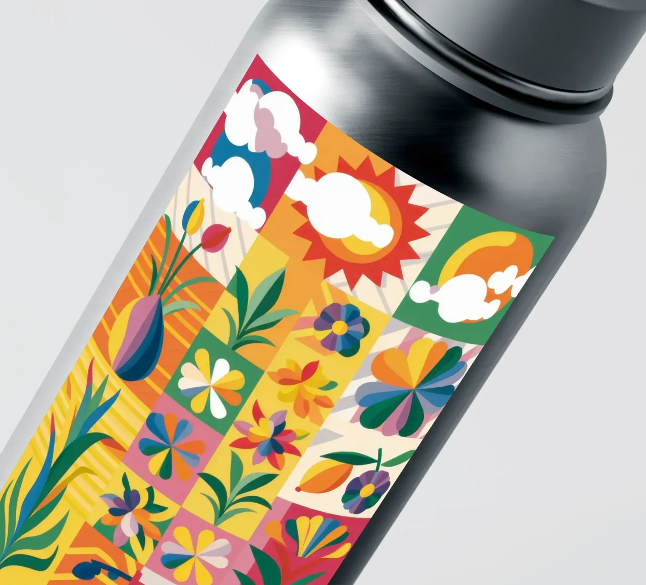 Eclectic Garden Patchwork sticker by Solar Paint