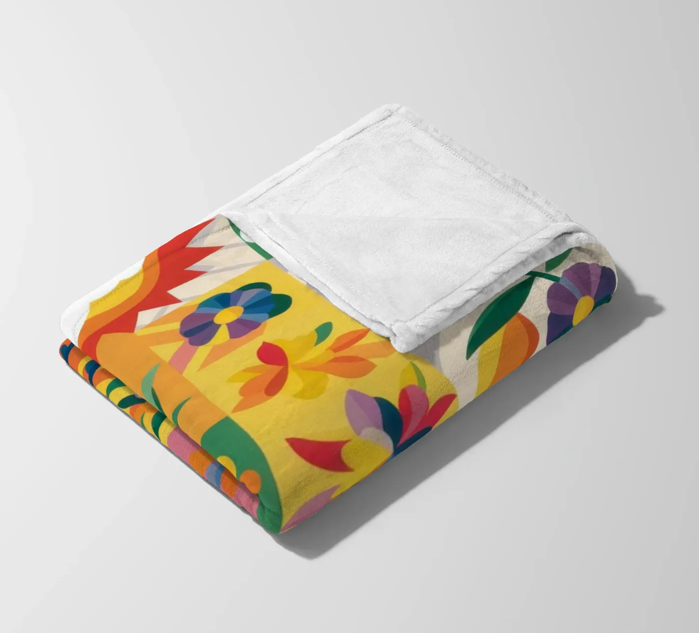 Eclectic Garden Patchwork Fleecedecke von Solar Paint