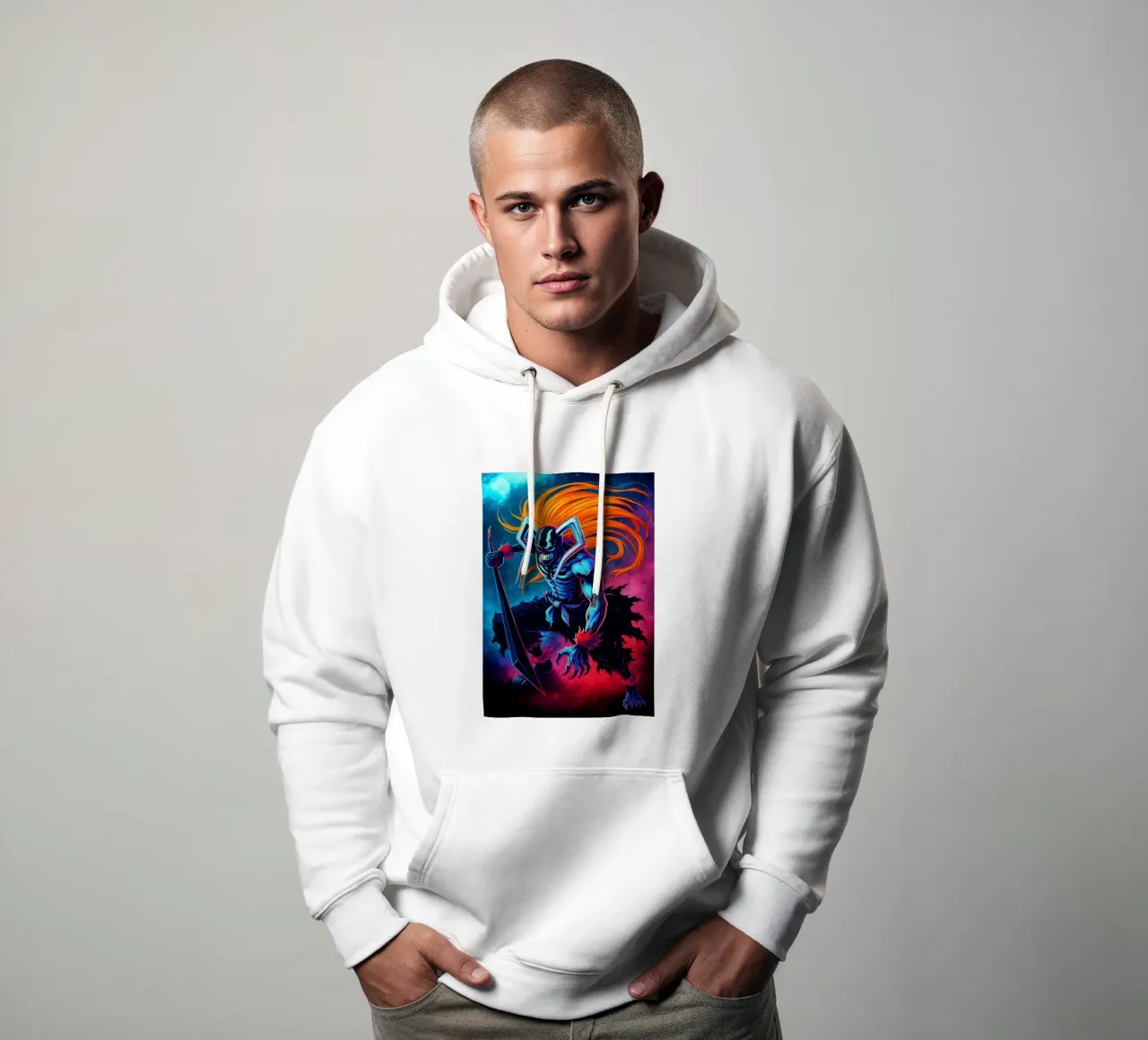 Soul Of Bleach Ichigo Kurosaki felpa con cappuccio da DGSoulheroes