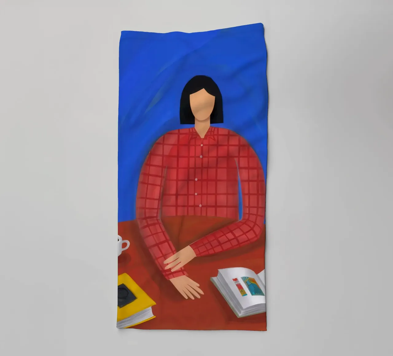 Coin lecture solitaire serviette de bain de Solar Paint