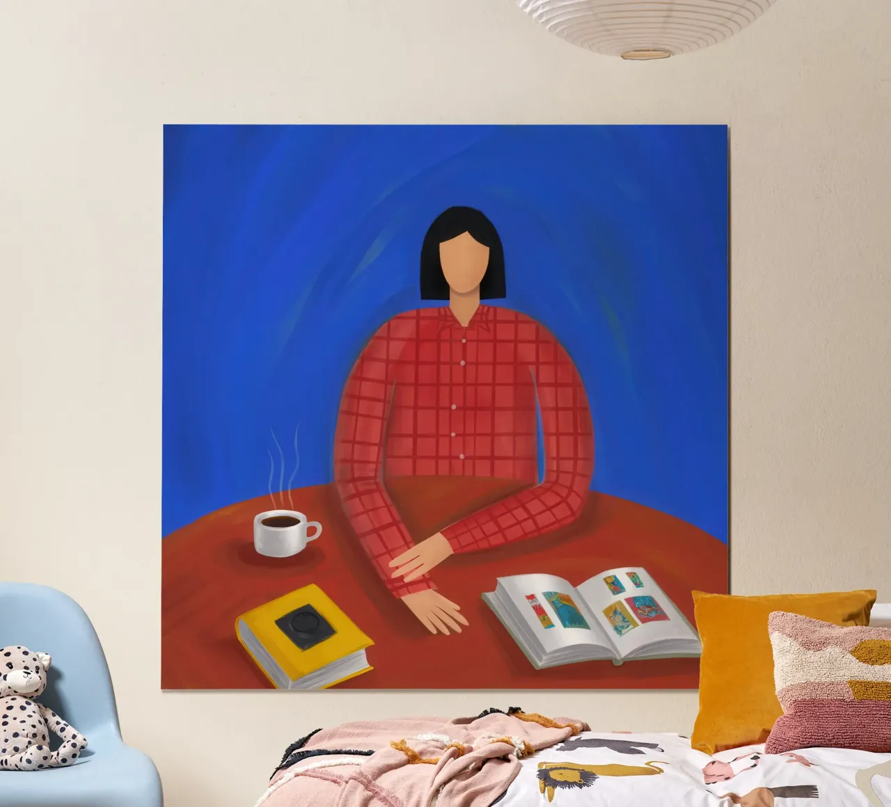 Coin lecture solitaire poster de Solar Paint