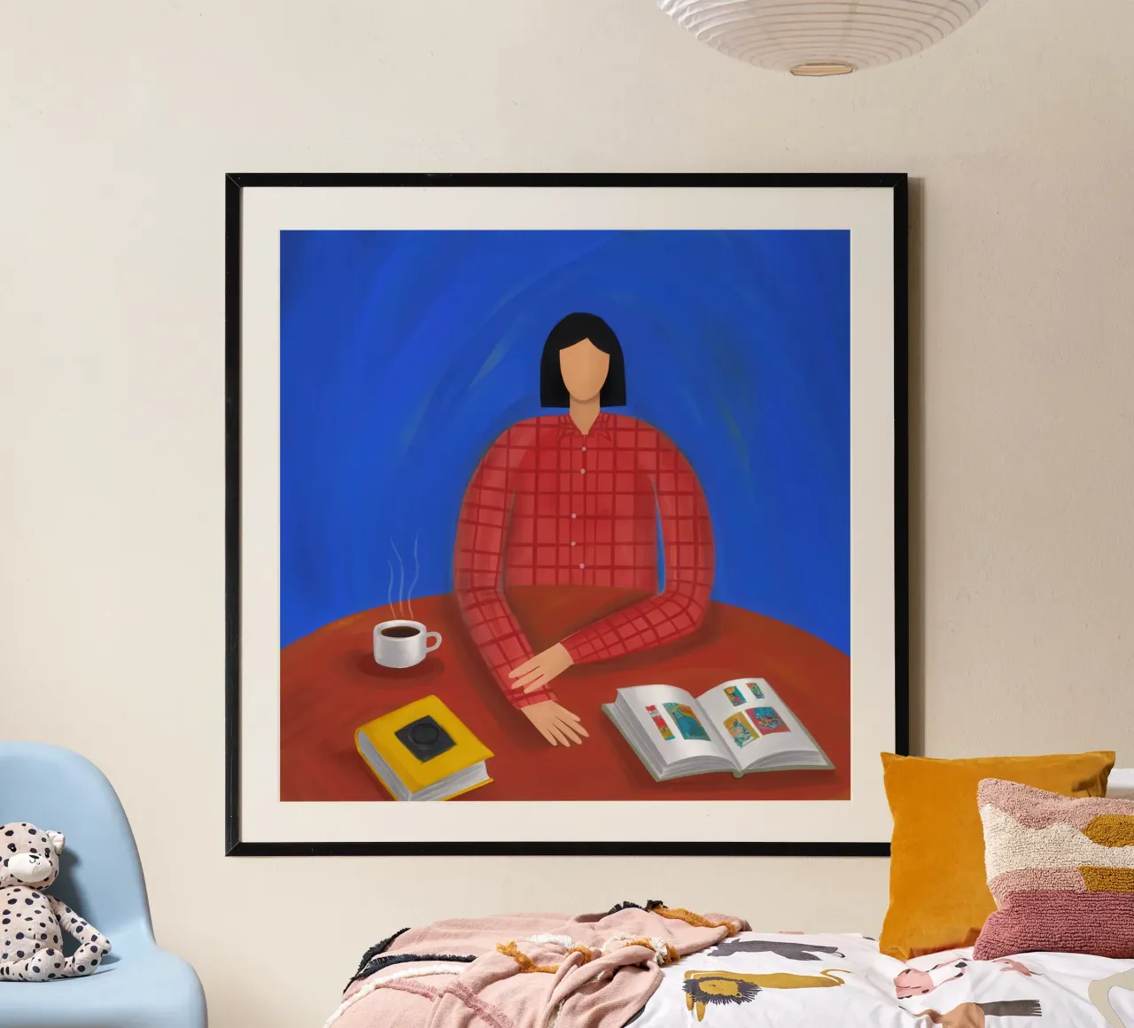 Coin lecture solitaire poster de Solar Paint