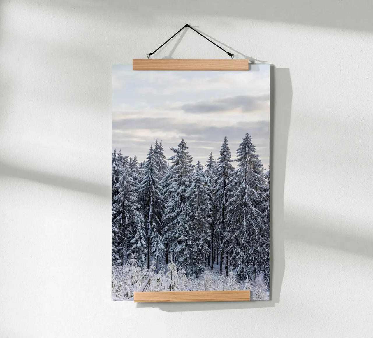 Snow Covered Trees 2 carta hahnemühle da Mareike Böhmer Photography