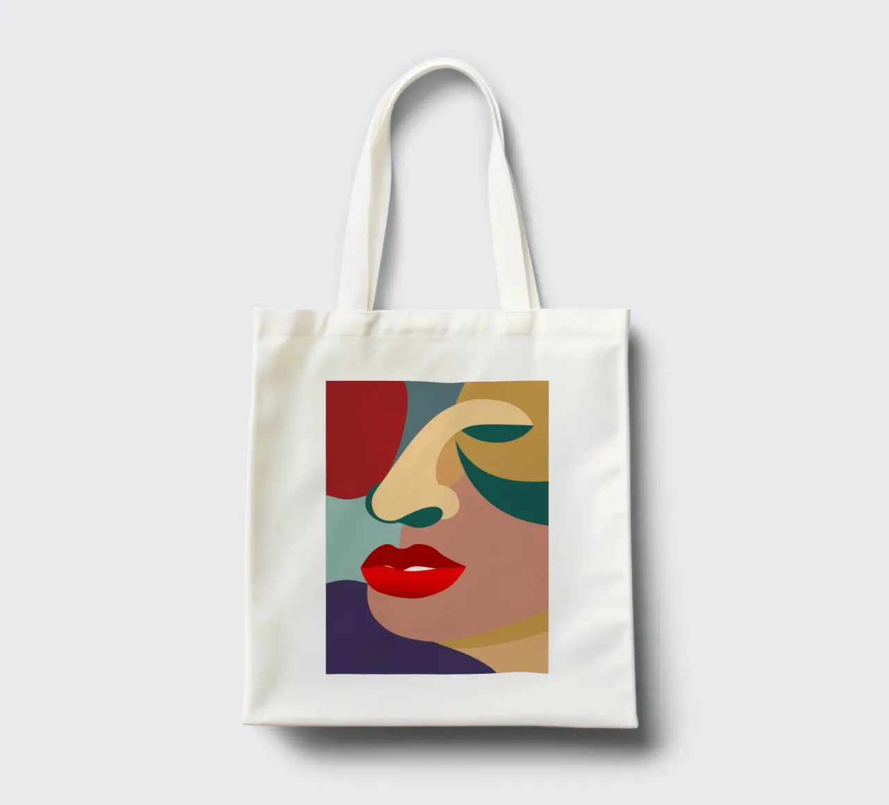 Ritratto di bellezza frammentata borsa in juta da Bring Haven