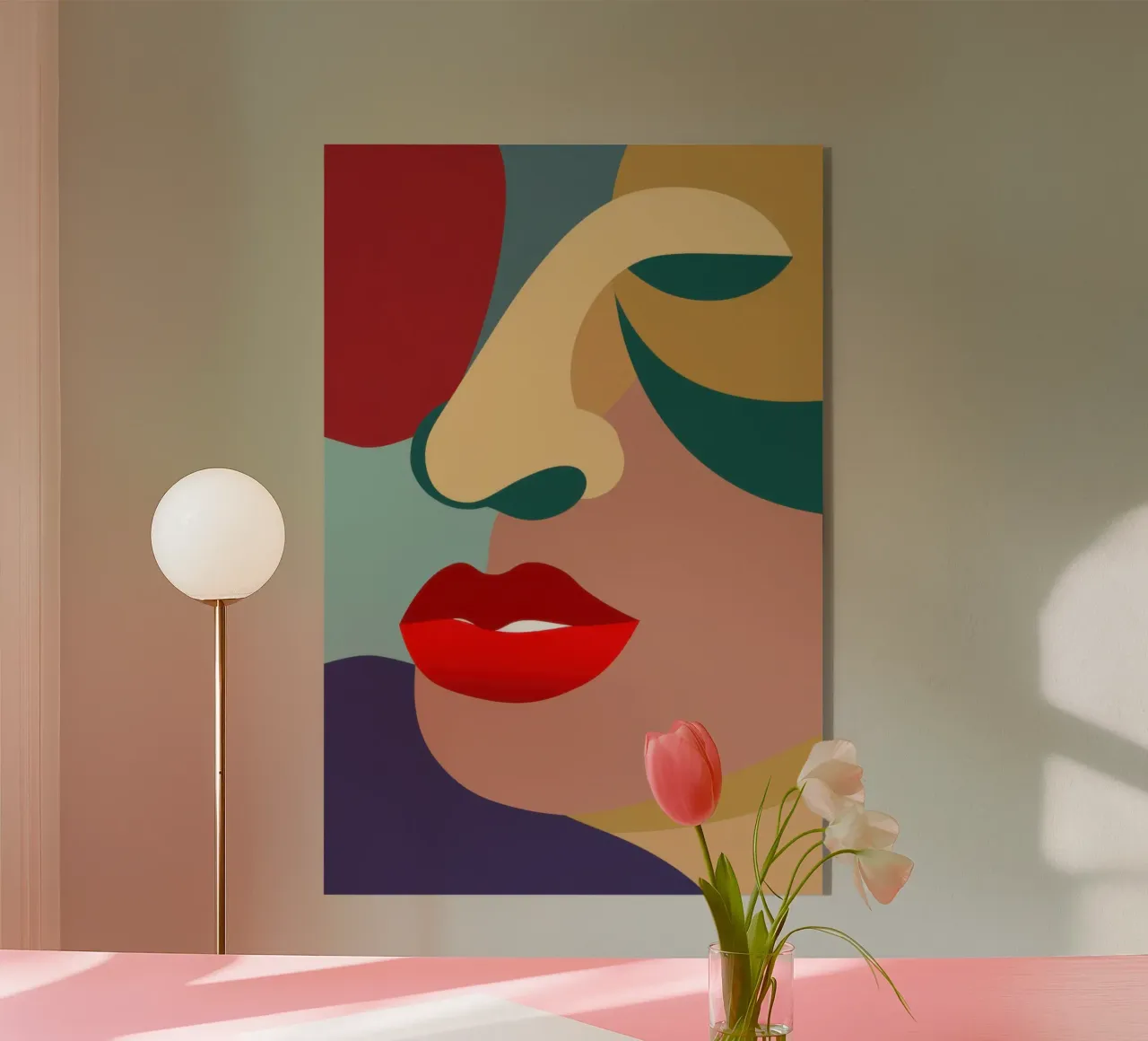 Ritratto di bellezza frammentata plexiglass da Bring Haven