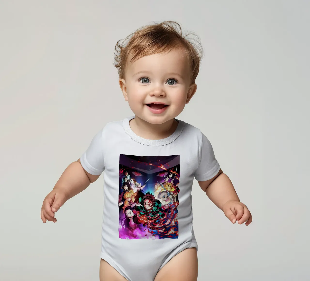 Poster dell'Ammazzademoni body neonato maniche corte da wongka shop