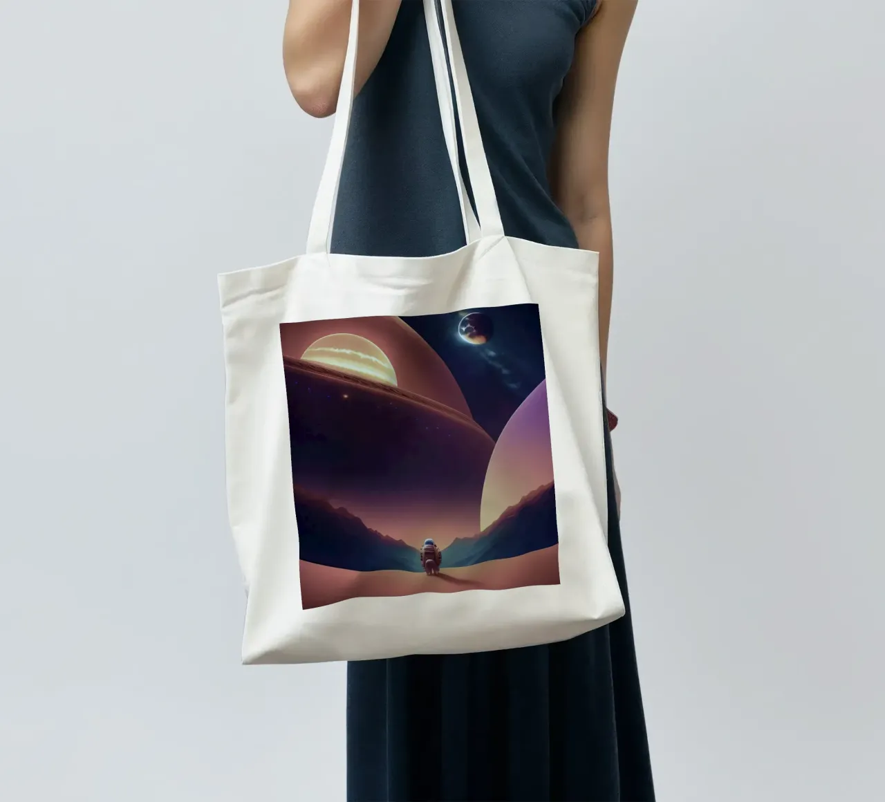 stars landscape tote bag by Histrol