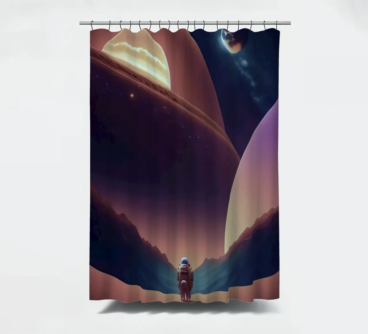 stars landscape Duschvorhang von Histrol